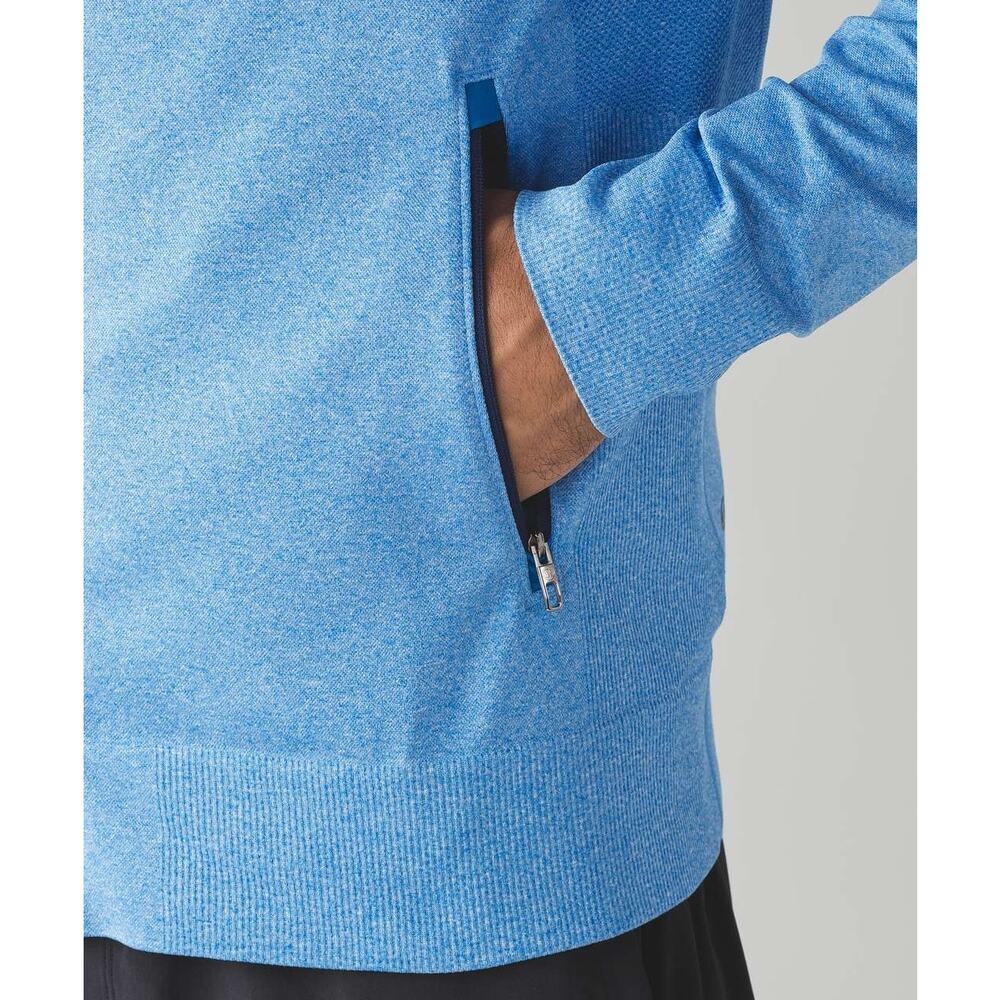LULULEMON Pulse Jacket Men's Size Small Heathered Riviera - Picture 5 of 9